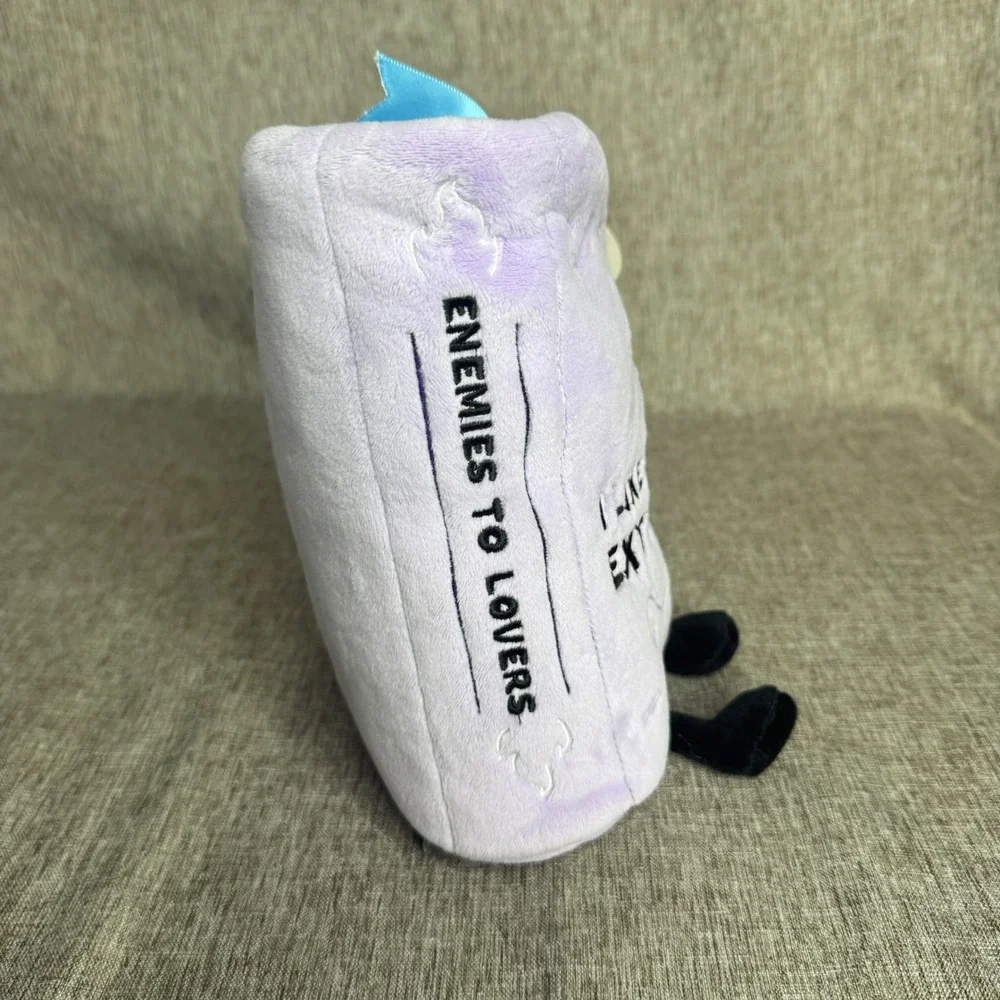 Punchkins I Like My Books Extra Spicy Enemies To Lovers Plush Book Purple
